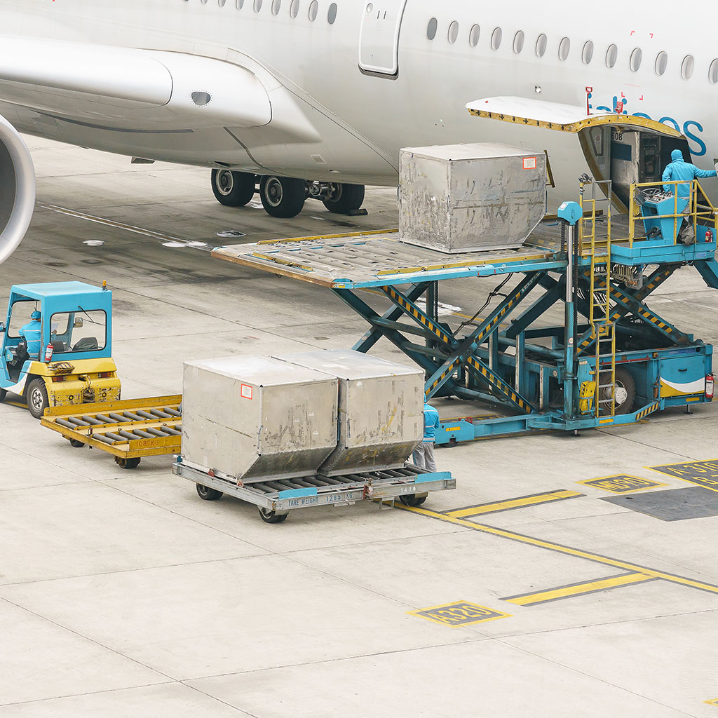 Servicios aeroportuarios. Alimentos y bebidas para aeronaves.